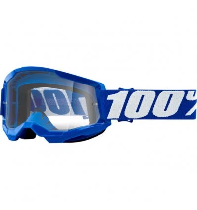 100% OCHELARI 100% STRATA 2 GOGGLE BLUE CLEAR LENS