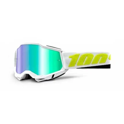100% OCHELARI 100% ACCURI 2 Goggle Peyote Mirror Green Lens