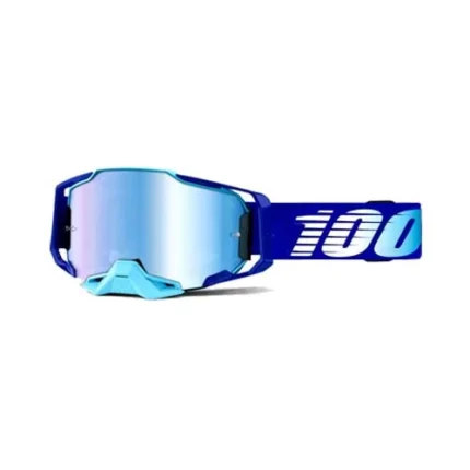 100% OCHELARI 100% ARMEGA Goggle Royal - Blue Mirror Lens