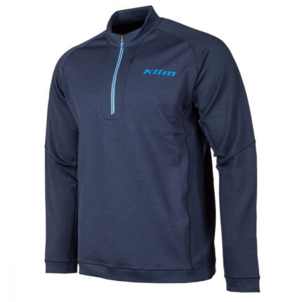 Bluza Corp Mid Layer Teton Merino Wool 1/4 Zip Navy Blue