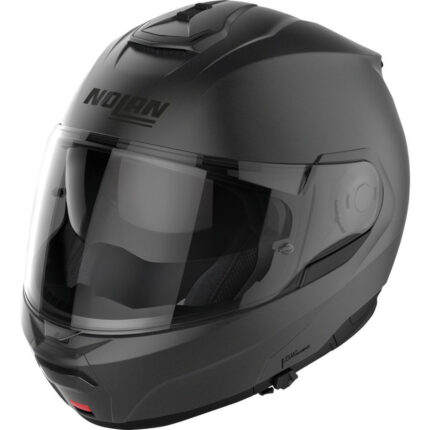 Casca Moto Flip-Up N100-6 Classic N-Com Flat Vulcan Grey 24x