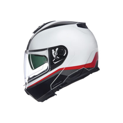Casca Moto Flip-Up N100-6 Incognito 344 Black White Red 2025