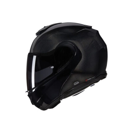 Casca Moto Flip-Up X-1005 Ultra Carbon Puro 324 Black Glossy 2025