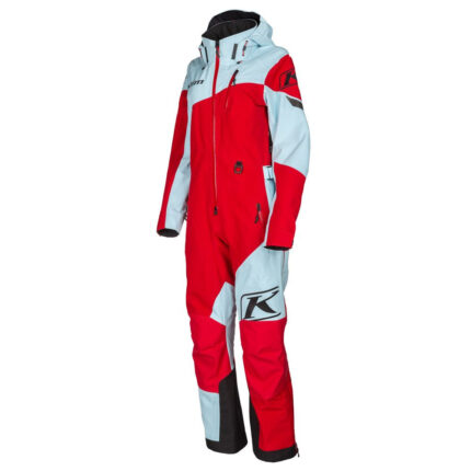 Combinezon Dama Snowmobil Non-Insulated Shredsa Chili Pepper/Crystal Blue