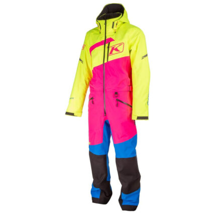 Combinezon Snowmobil Non-Insulated Short Ripsa PInk Glo/Hi-Vis 25