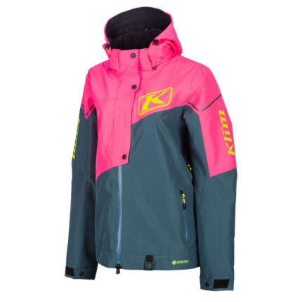 Geaca Dama Snowmobil Insulated Alpine Petrol/Knockout Pink 24
