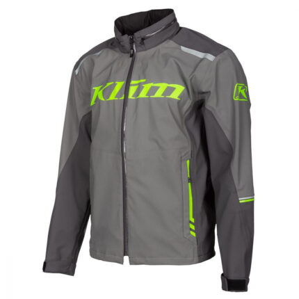 Geaca Moto Textil Enduro S4 Jacket Castlerock Gray-Electrik Gecko