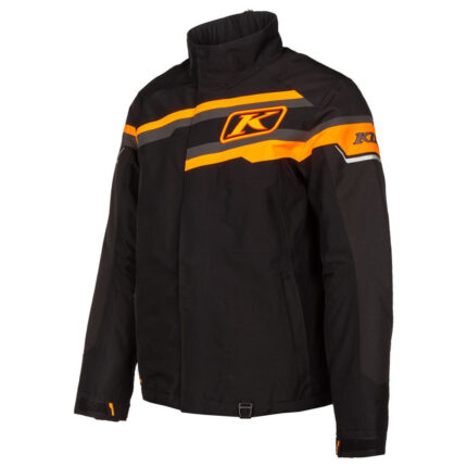 Geaca Snowmobil Insulated Klimate Black Strike Orange