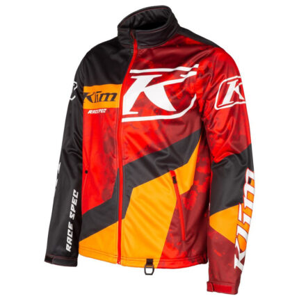 Geaca Snowmobil Non-Insulated Revolt Black/Fiery Red