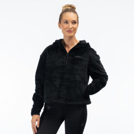 Hanorac Cascade 1/4 Zip Crop Black 24