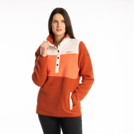 Jacheta Fleece Pullover High Pile Mountain Picante Emberglow 25