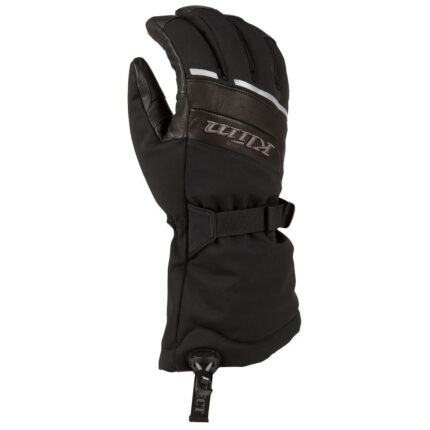 Manusi Snowmobil Insulated Blaze Gauntlet Black/Asphalt