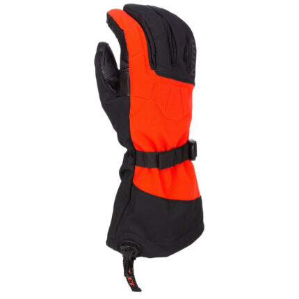 Manusi Snowmobil Insulated Togwotee Gauntlet Black/Fiery Red 24
