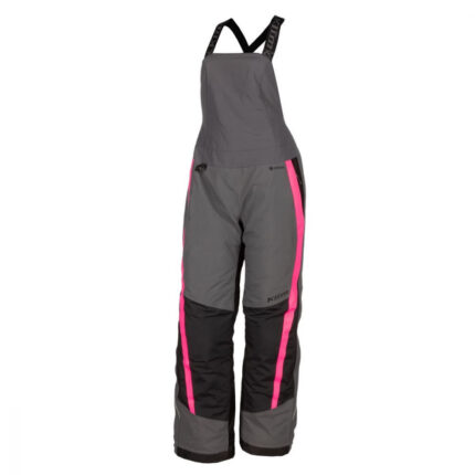 Pantaloni Dama Snowmobil Insulated Strata Bib Asphalt - Knockout Pink