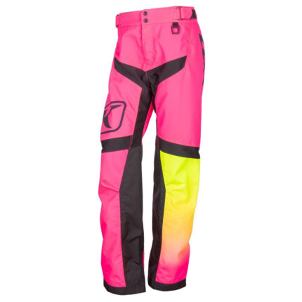 Pantaloni Snowmobil Copii Non-Insulated Revolt Knockout Pink/Hi-Vis 24