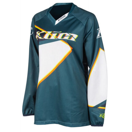 Tricou Enduro Dama XC Lite Shattered Petrol