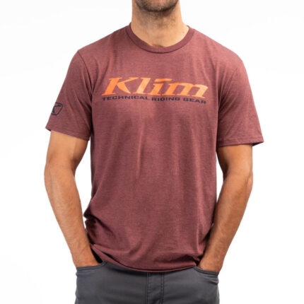 Tricou K Corp SS Maroon Frost/Red Orange 24