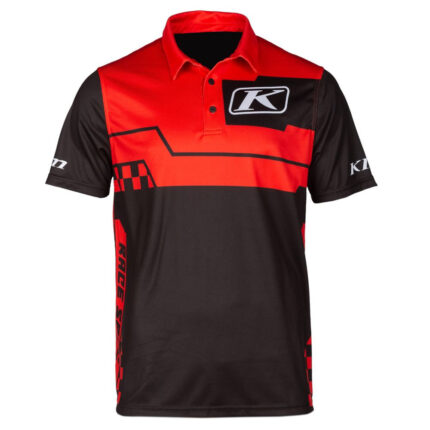 Tricou Launch Polo Fiery Red/Black