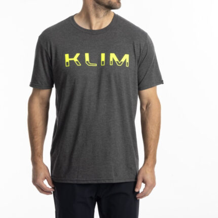 Tricou Petrol Tri-Blend Heathered Charcoal Hi-Vis