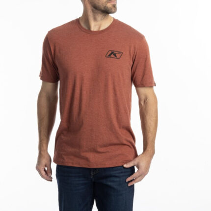 Tricou Rippin Tri-Blend Heathered Russet Black 25