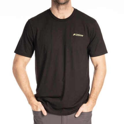 Tricou Saddle Mountain Tri-blend Black Hi-Vis 24