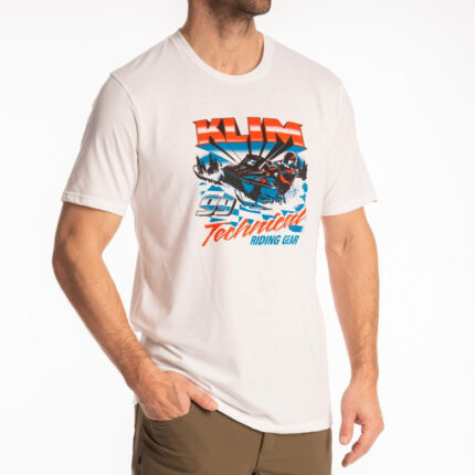 Tricou Snowcrest Tri-blend White Imperial Blue 25